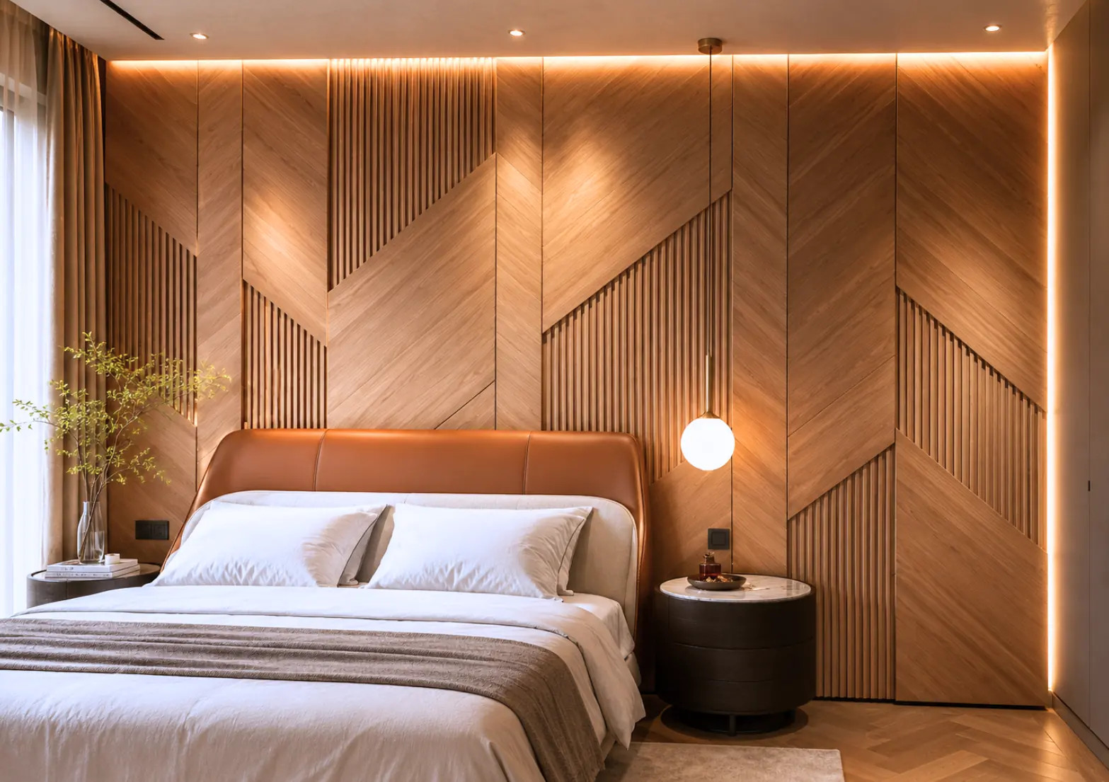 Chambre, boiseries · Maison Cuivre